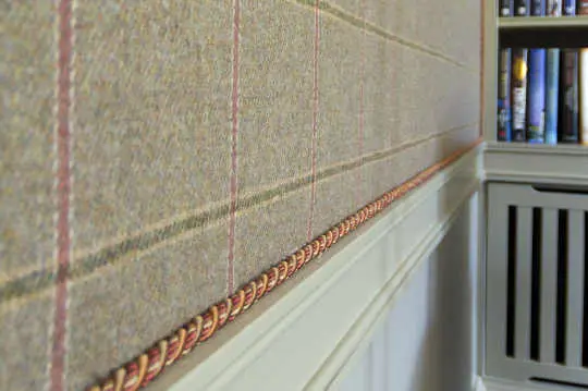 Fabric walling, painting, decorating, wallpapering in London by cpalace fabric walling painting decorating wallpapering london